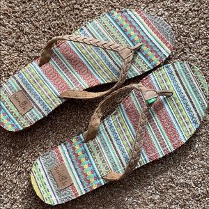 Sanuk flip flops